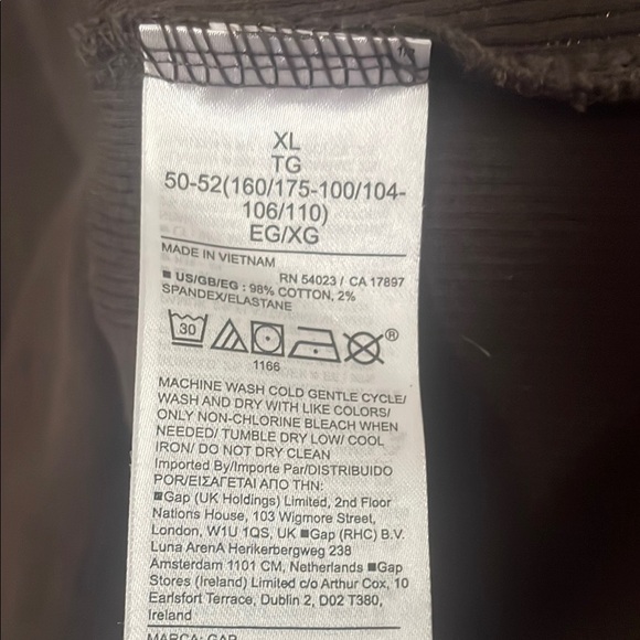 Gap Brown Ridded Mockneck Sweater Sz XL - Picture 4 of 5